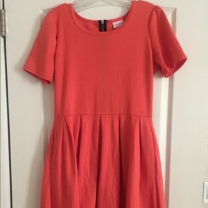 Lularoe Coral Amelia Dress